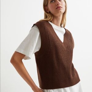 Ribbed Sweater Vest